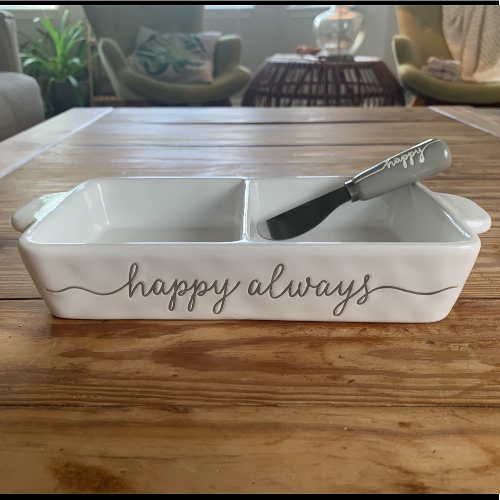 Happy Always Serving Platter